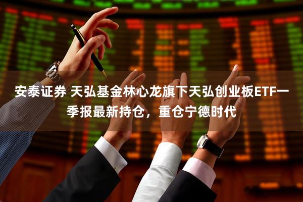 安泰证券 天弘基金林心龙旗下天弘创业板ETF一季报最新持仓，重仓宁德时代